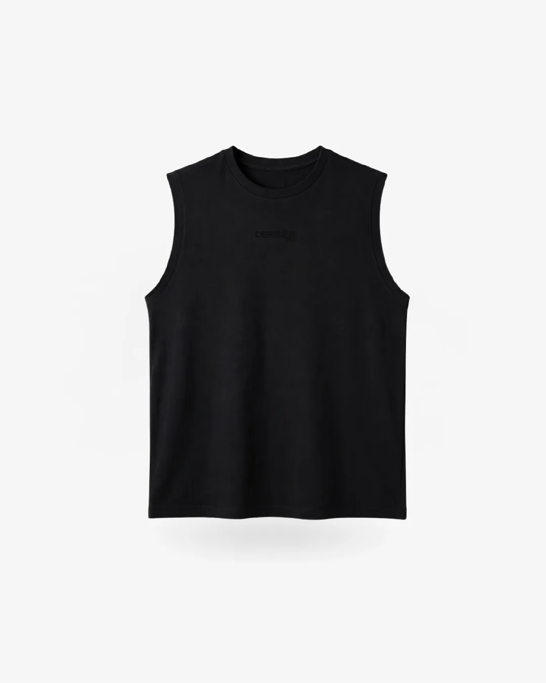 Musculosa sisa amplia de Cerisier en negro, vista frontal