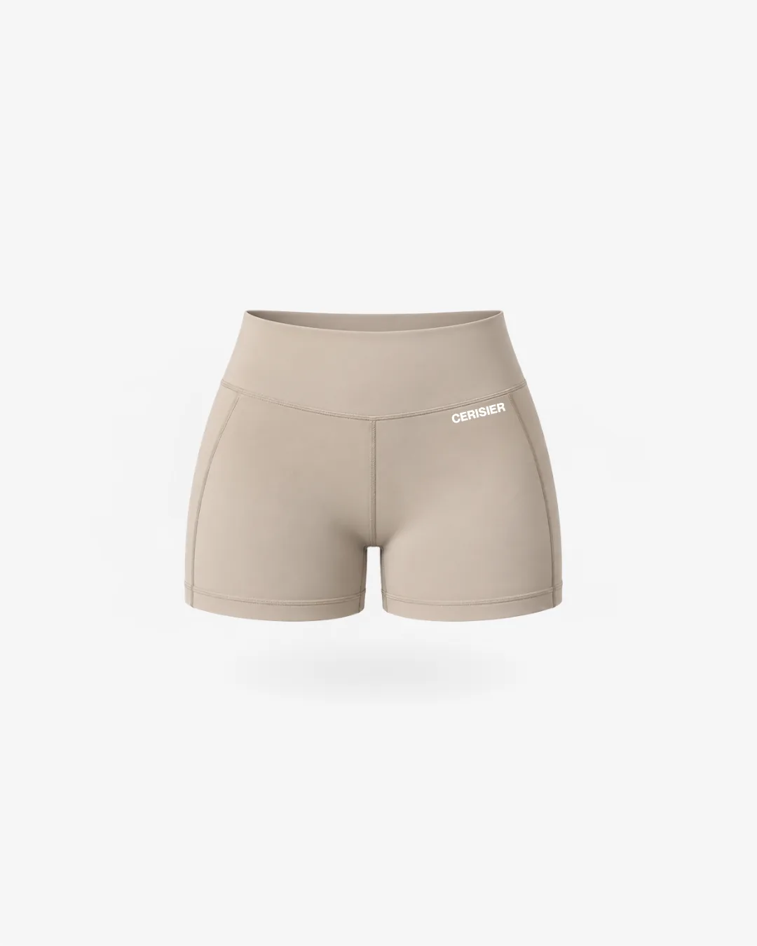 Short ciclista tiro alto de Cerisier en nude, vista frontal