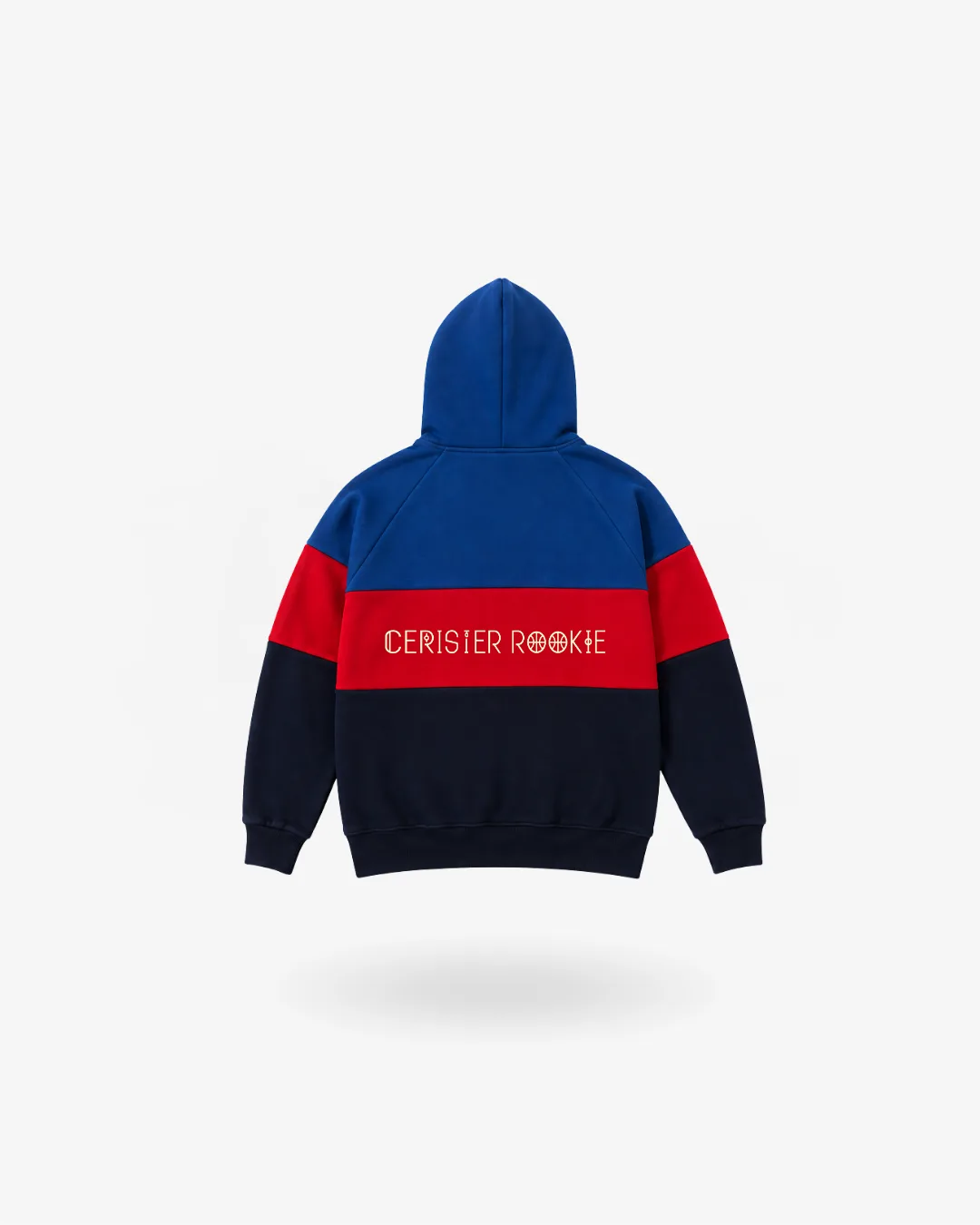 Buzo Rookie franja de Cerisier en azul marino, vista de espalda