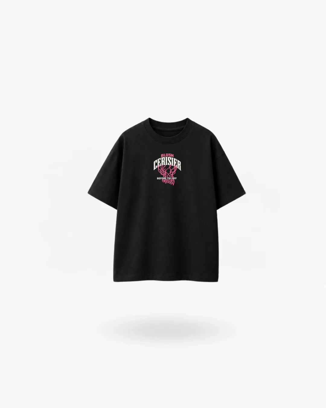 Remera Blush Cerisier de Cerisier en negro, vista frontal