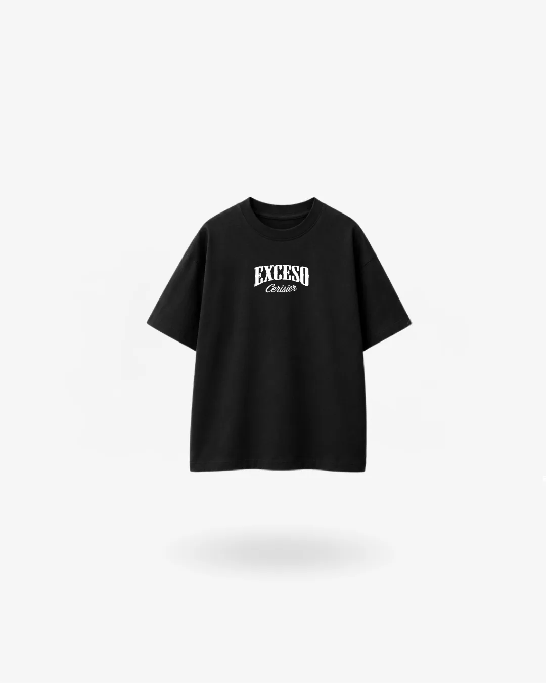 Remera Exceso de Cerisier en negro, vista frontal