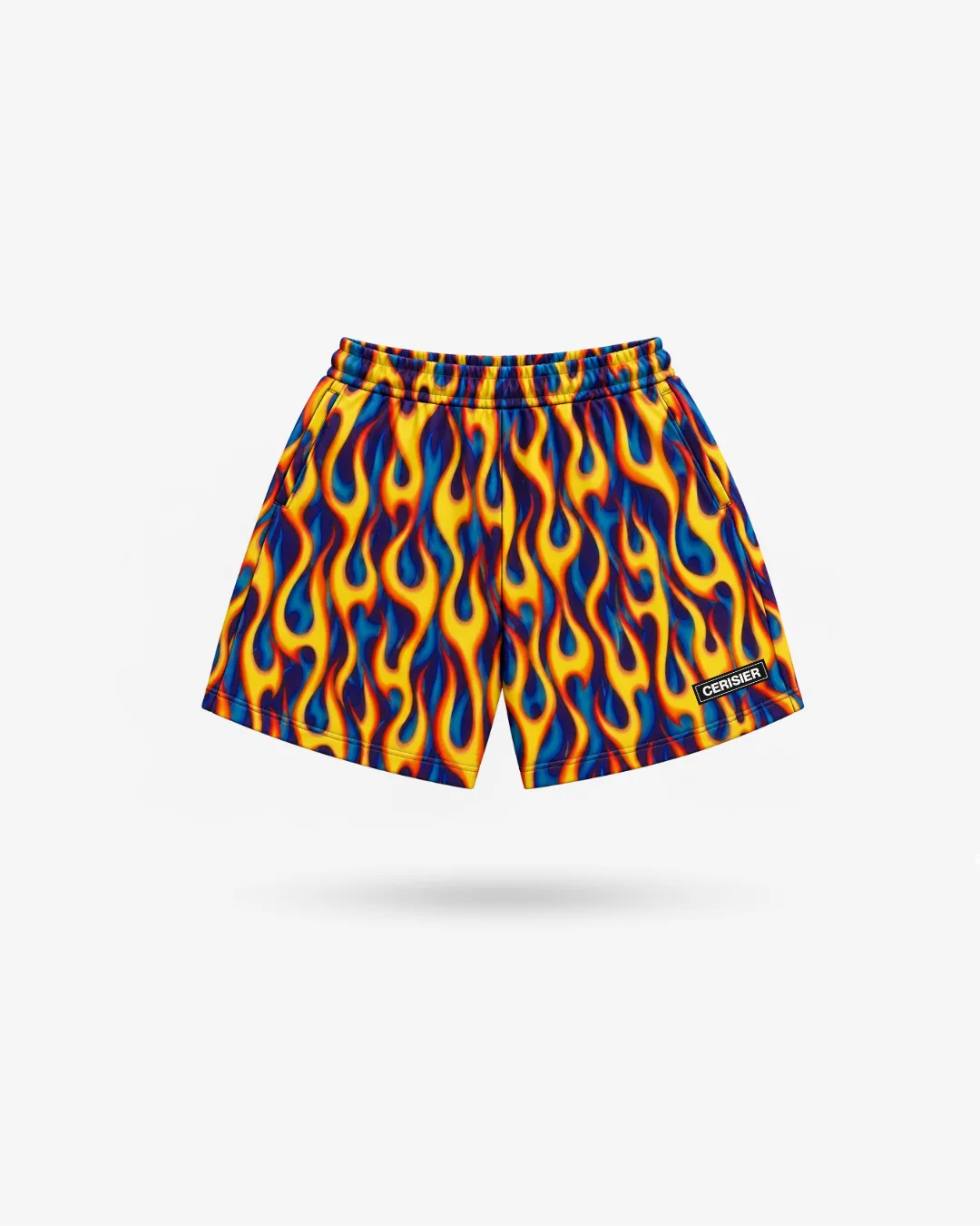 Short T.N.T de Cerisier en amarillo, vista frontal